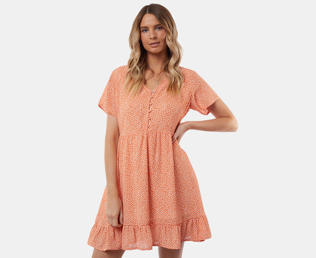 All About Eve Women's Thea Dress - Orange