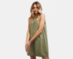 All About Eve Women's AAE Tank Dress - Khaki