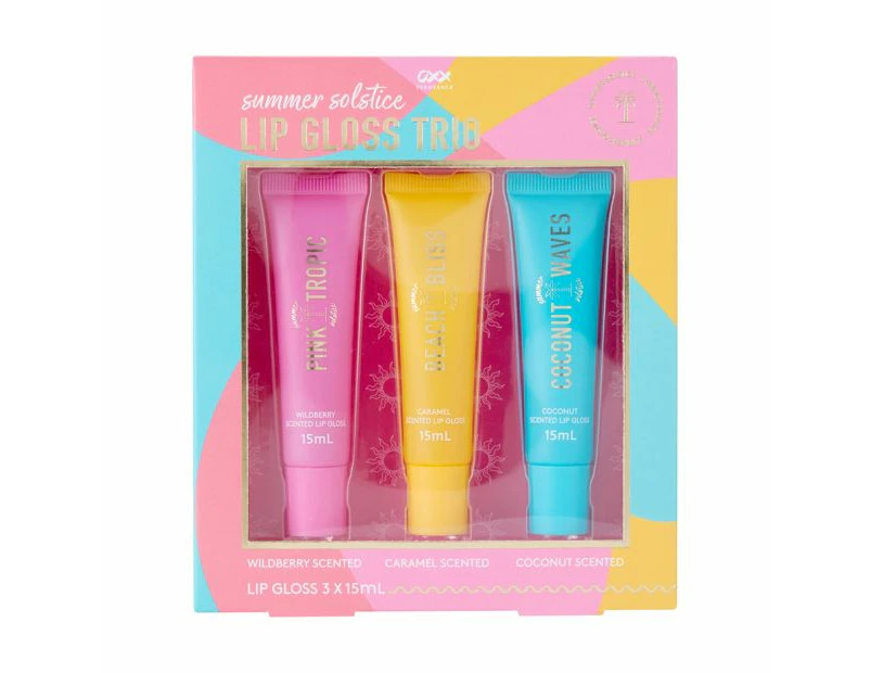 3 Pack Summer Solstice Lip Gloss Trio - OXX Fragrance