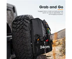 San Hima 100L Spare Wheel Bin & Accessory Bag  Recovery Storage Bag 4x4 4WD