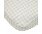 Fitted Change Mat Cover, Gingham - Anko