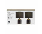 2 Pack Belle Touch Lamp - Anko