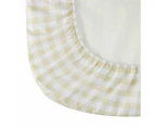 Fitted Change Mat Cover, Gingham - Anko