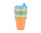 6 Pack Reusable Cups with Hard Spout Lids - Anko