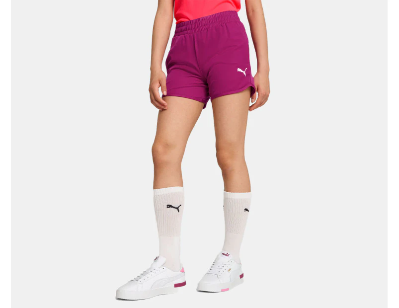 Puma Girls' Active Shorts - Magenta Gleam