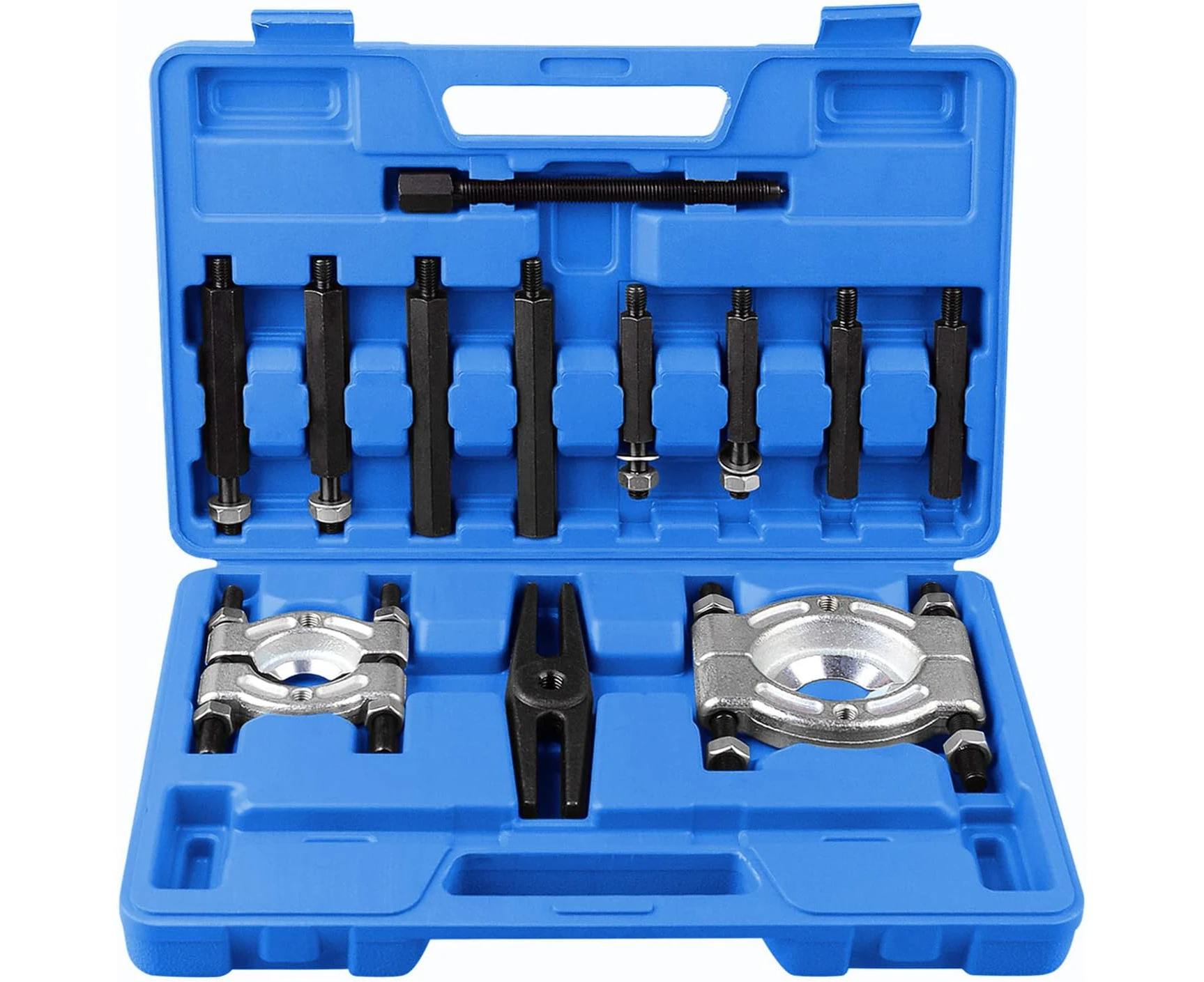 DAYUAN 12pcs Bearing Separator Puller Set, Heavy Duty 5 Ton Capacity 2" and 3" Bearings Splitters Puller Kit