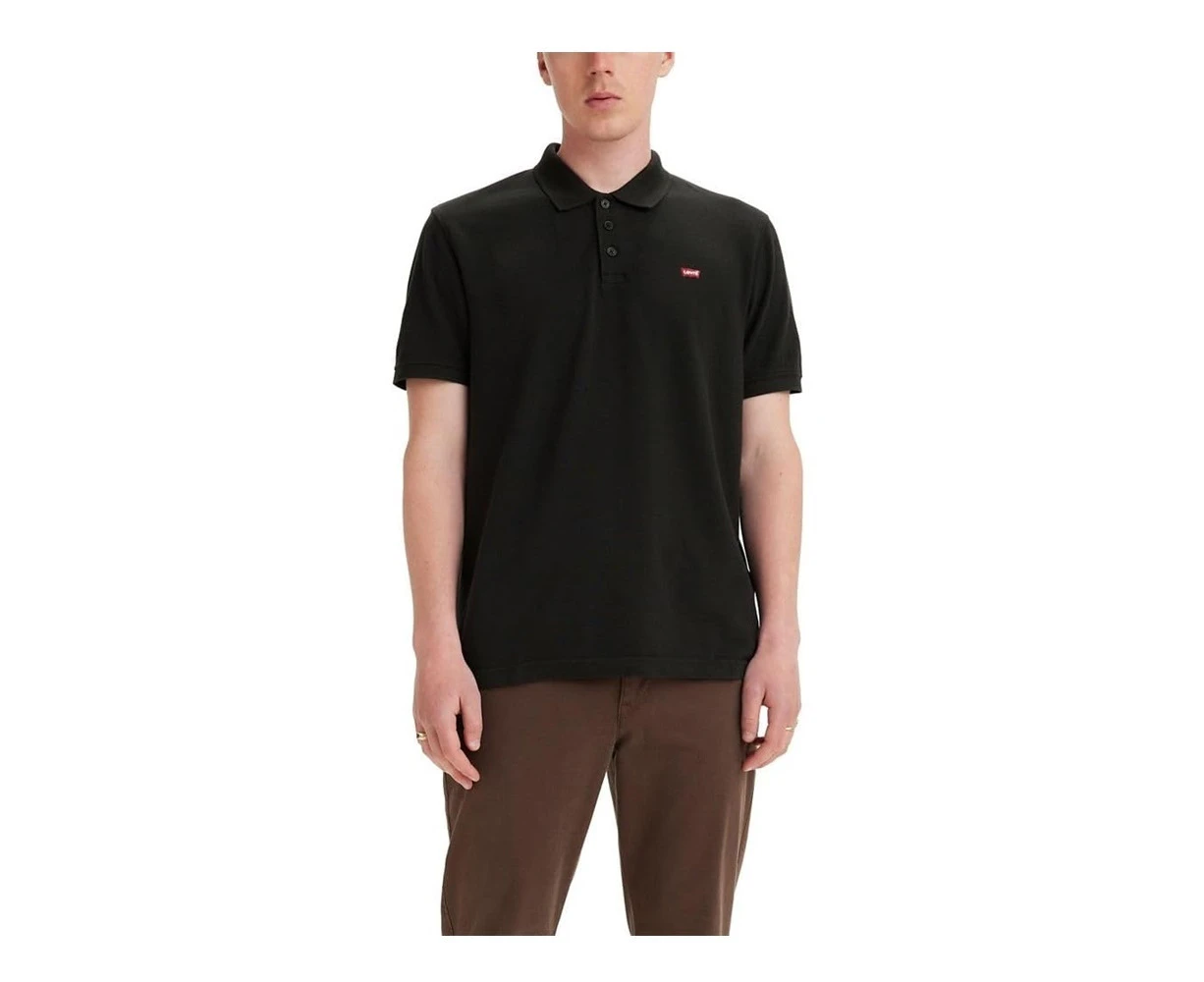 LEVI'S Men's Housemark Polo Shirt | Black