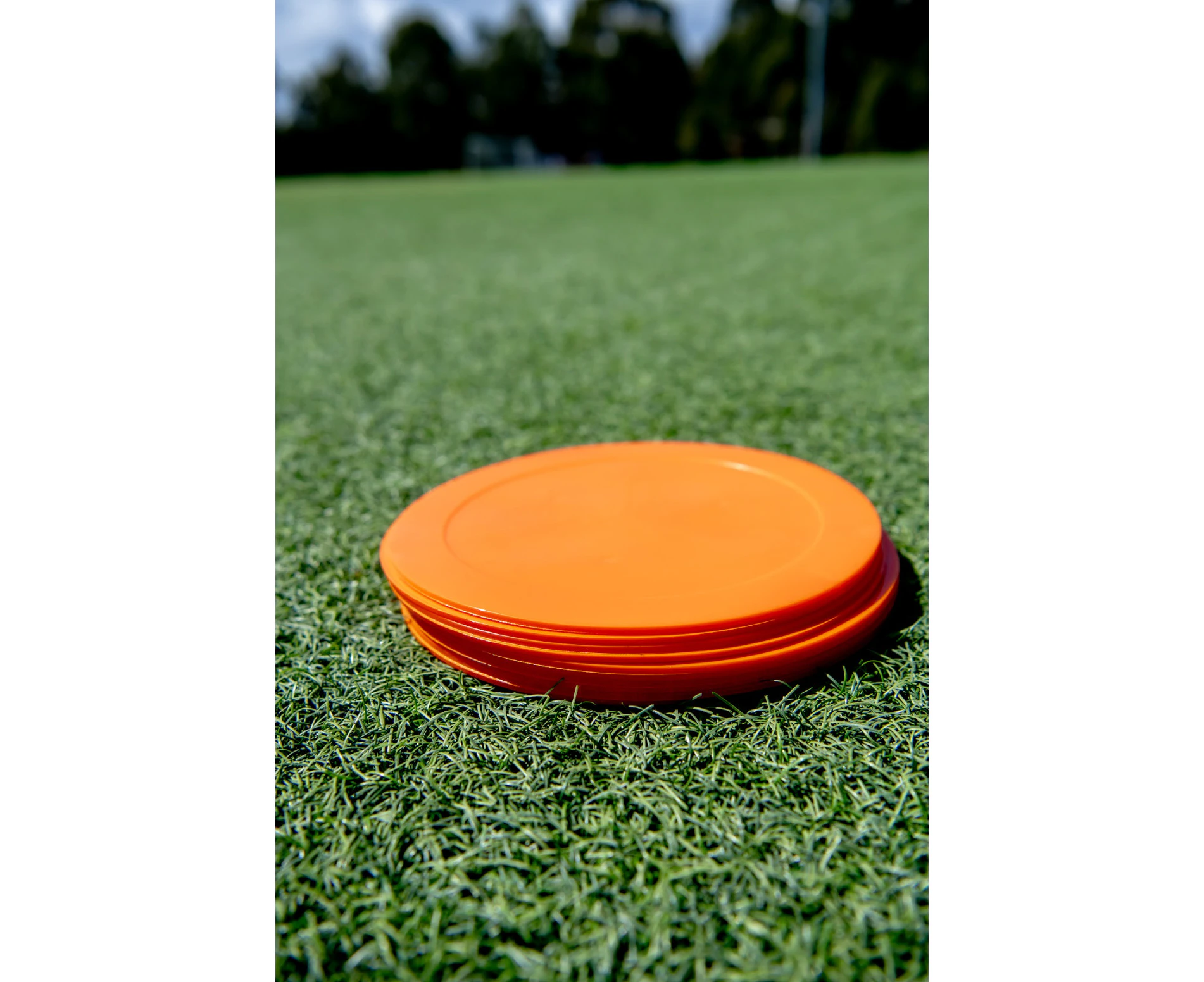 Flat Disc Marker - Orange 10pc