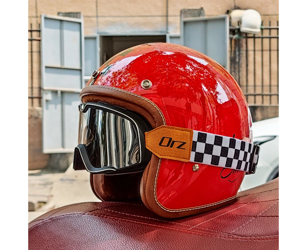 (XXL22)Open Helmet Moto Motorcycle Helmet Vintage Motorcycle Headgear Casque Casco 3/4 Helmet    Motorcycle Helmets