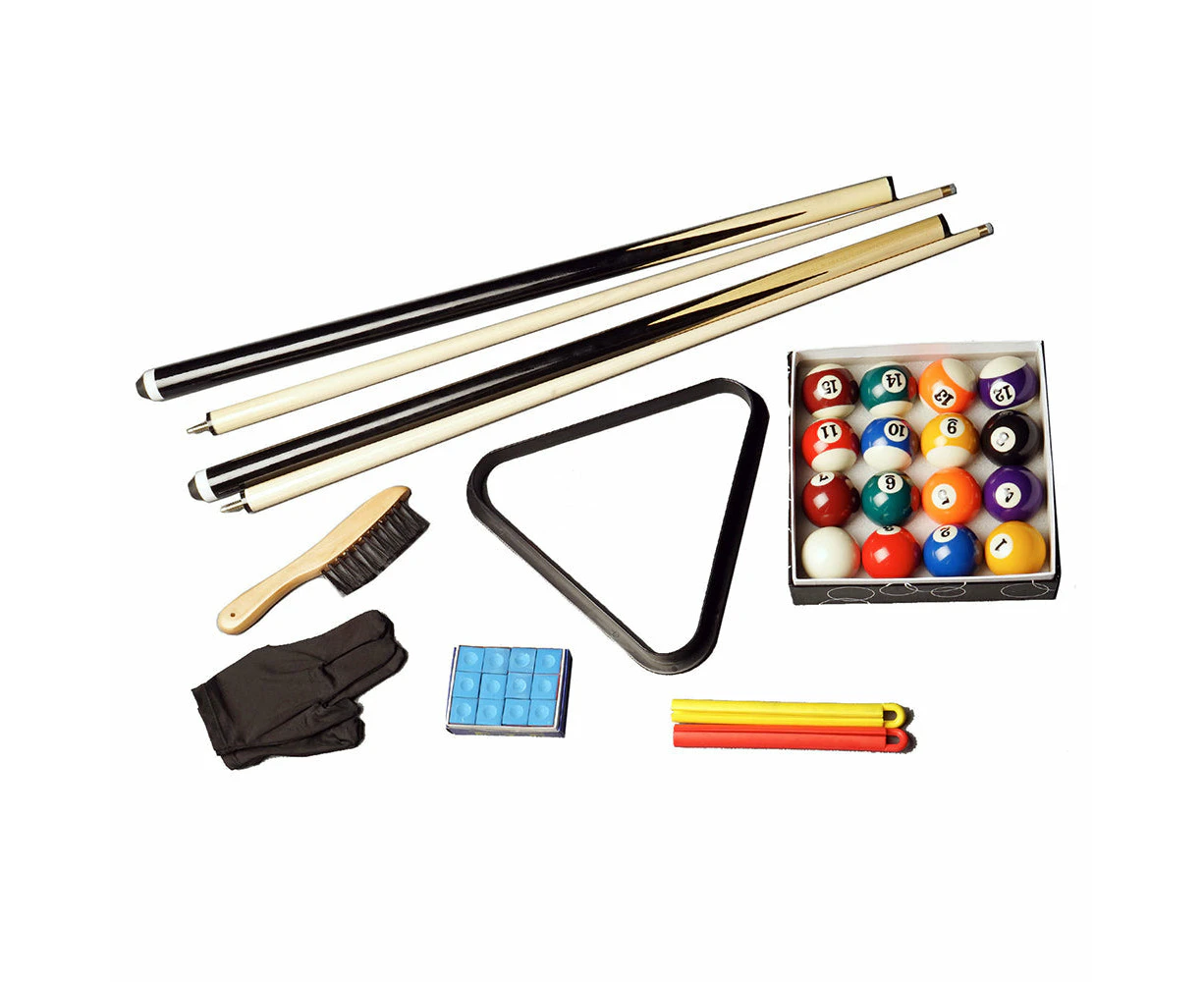 Compact Billiards Snooker Pool Table Accessories Kit Package