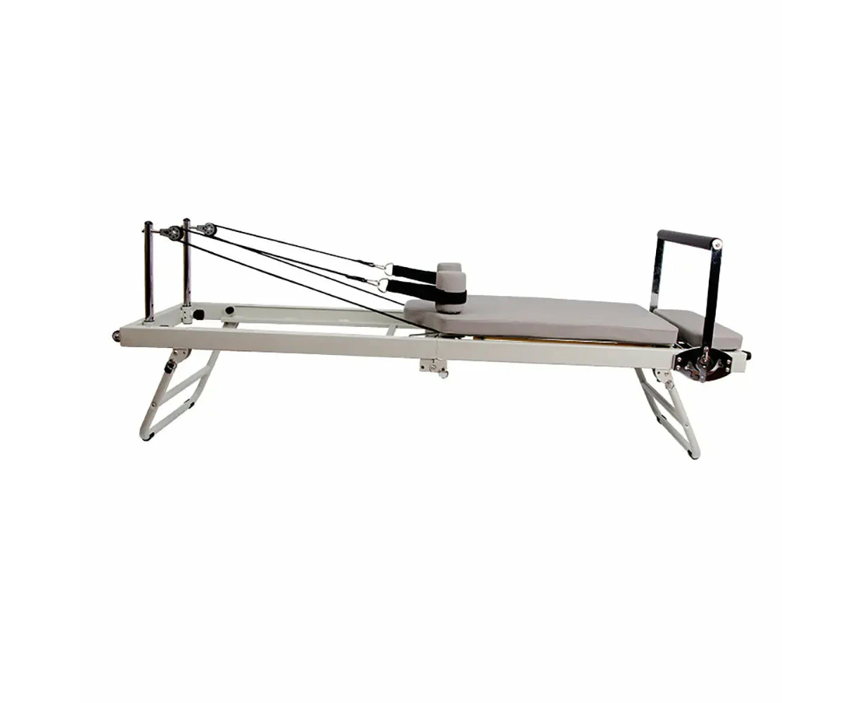 FLEXIO Multi-purpose Foldable Steel Frame Pilates Reformer Pilates Tables-beige