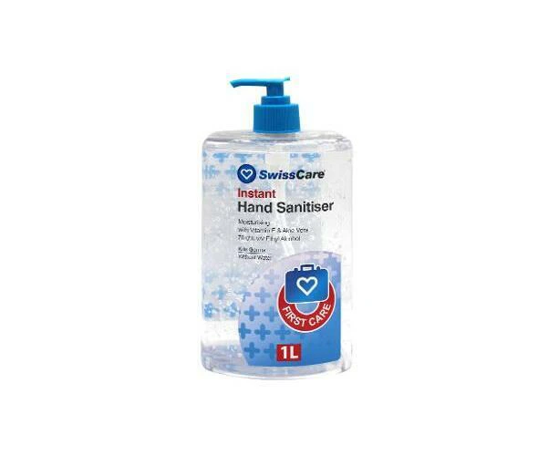 Swisscare 70% Instant Alcoholic Hand Sanitiser 1L