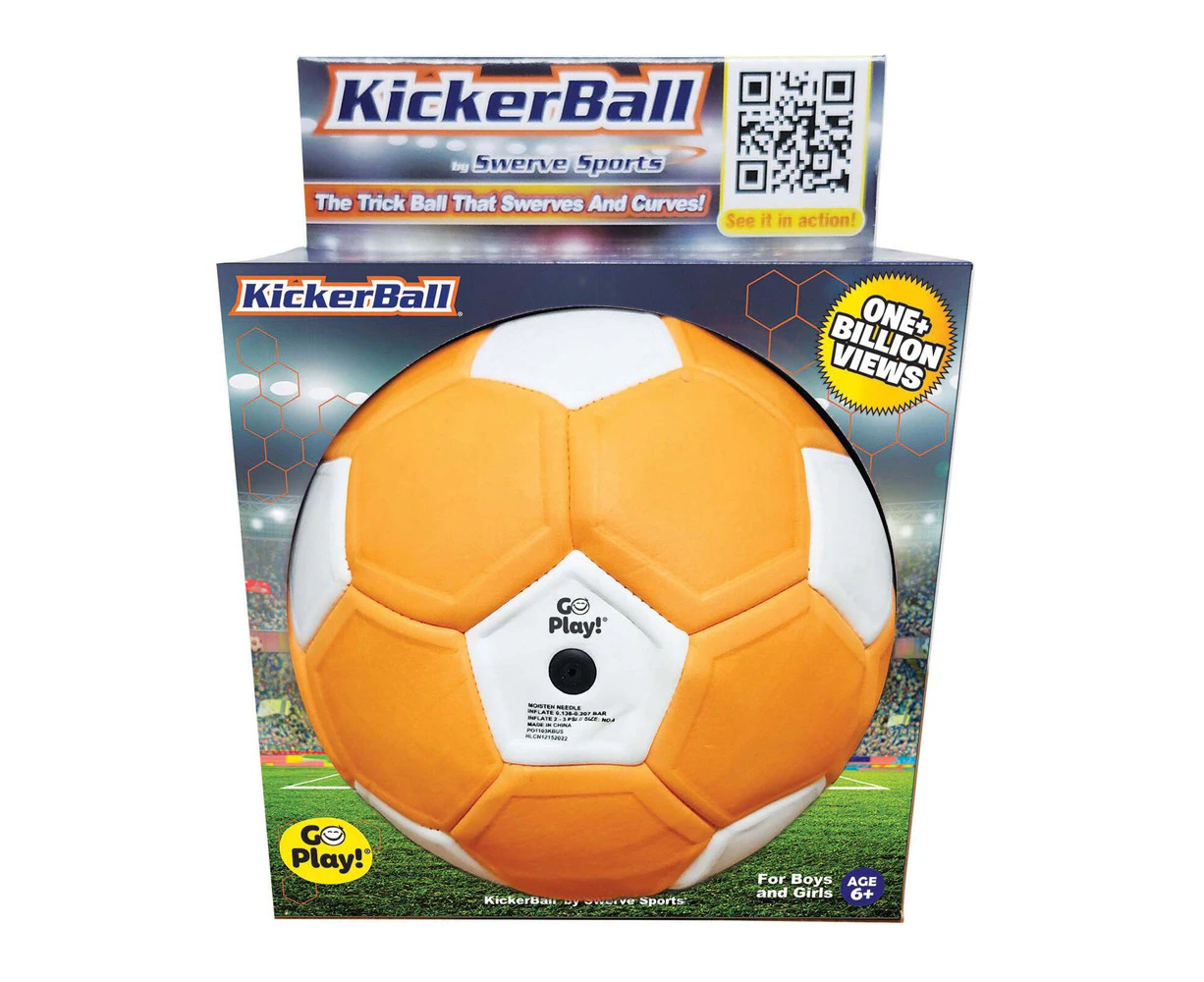 Go Play! 29x22cm Soccer Ball Football Kicker Kids Match Game Training 6y+