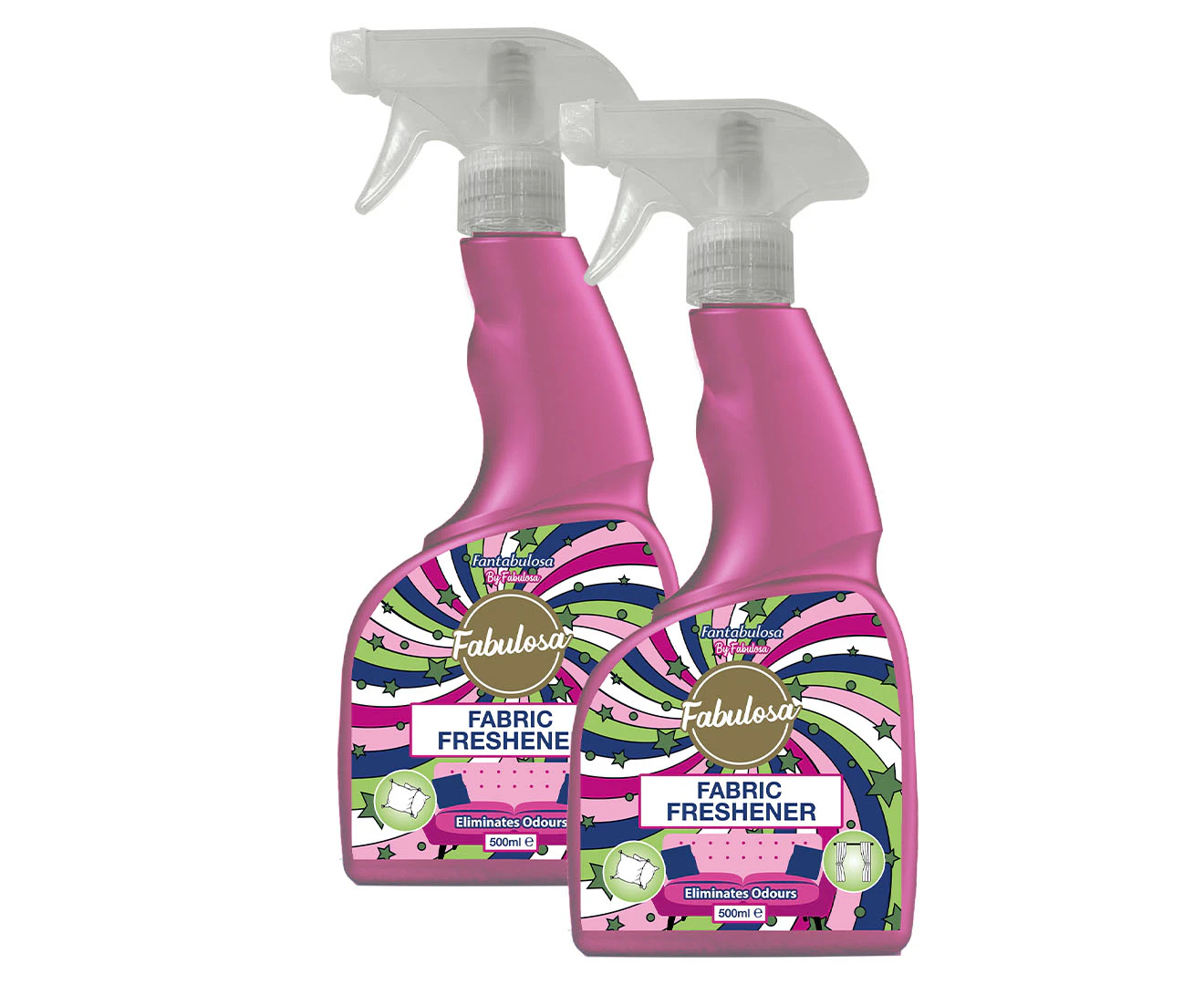 2 x Fabulosa Room & Fabric Freshener Fantabulosa 500mL