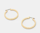 Coach Classic Hoop Earrings - Gold