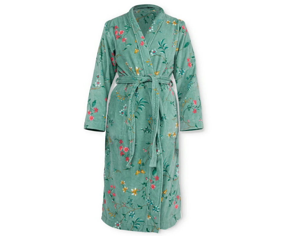 Pip Studio Les Fleurs Bathrobe White