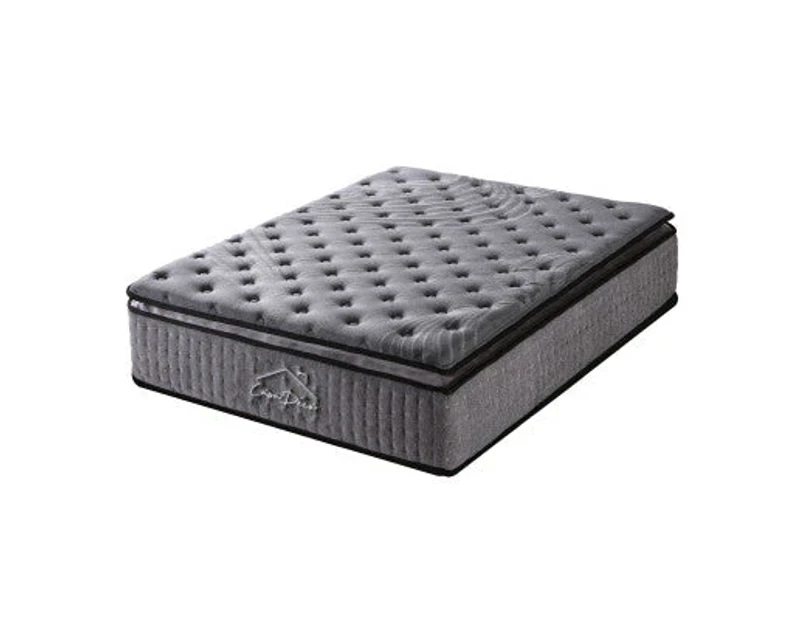 Bamboo Charcoal Mattress Pocket Spring Pillowtop 5 Zone 32cm Depth