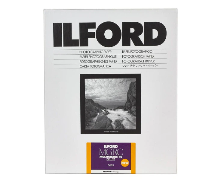 Ilford Multigrade RC Deluxe Satin Harman MGRCDL25M Photo Paper Sheets