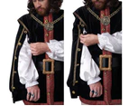 Elizabethan King Men's Deluxe Medieval Costume - Genuine California Costumes & New