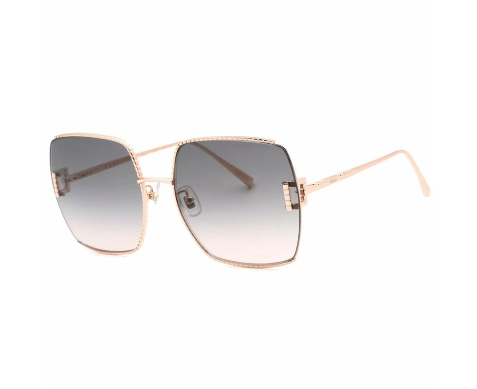 Chopard SCHG30M 08FC Shiny Copper Gold Frame with Gradient Grey Women's Lens 63mm Sunglasses