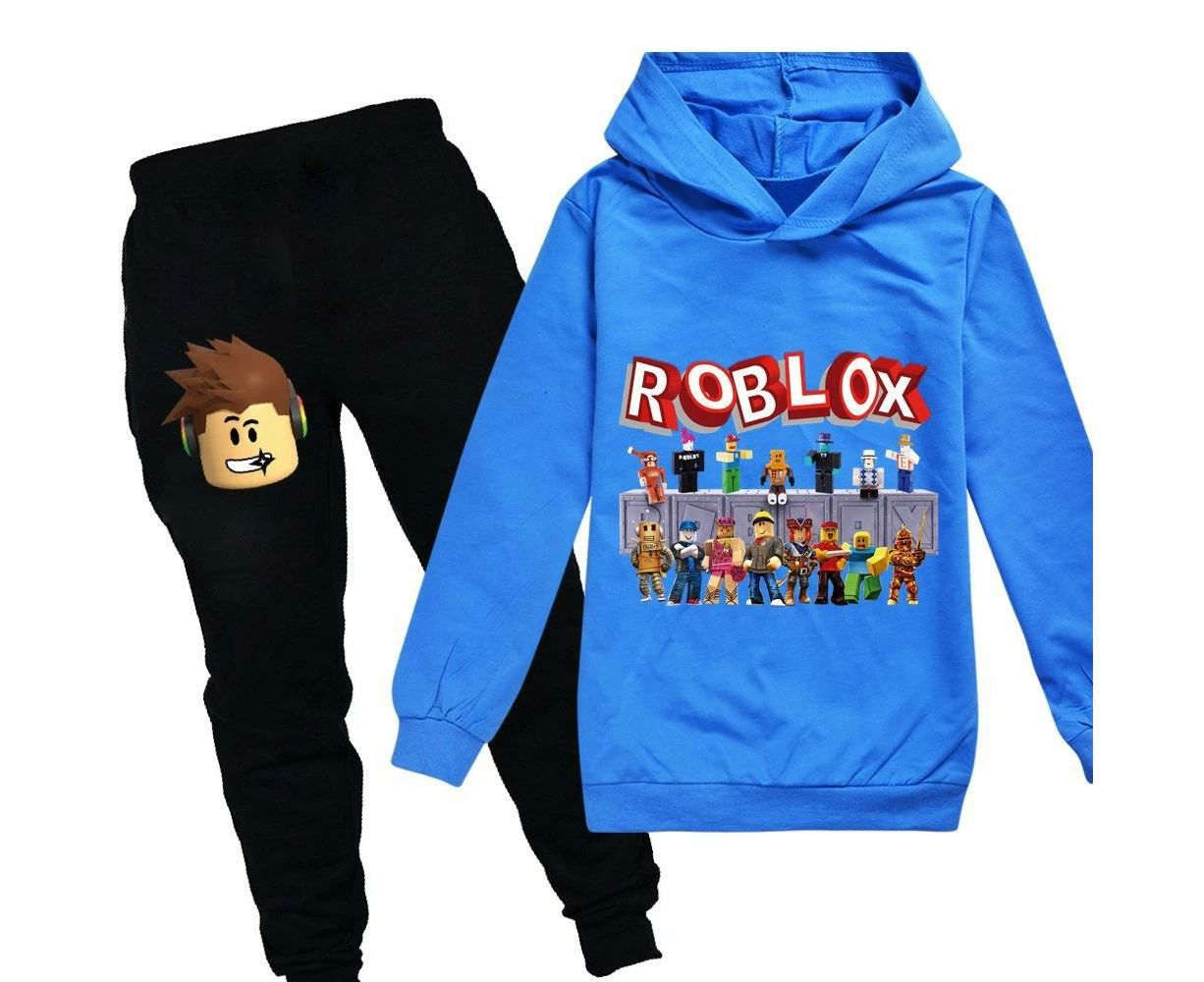 ROBLOX Hoodie Jogging Pants Set Of 2, Casual Sportswear Suit For Teenagers, Hoodies, Pullovers