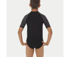 Piping Hot Swim Short Sleeve Rash Vest