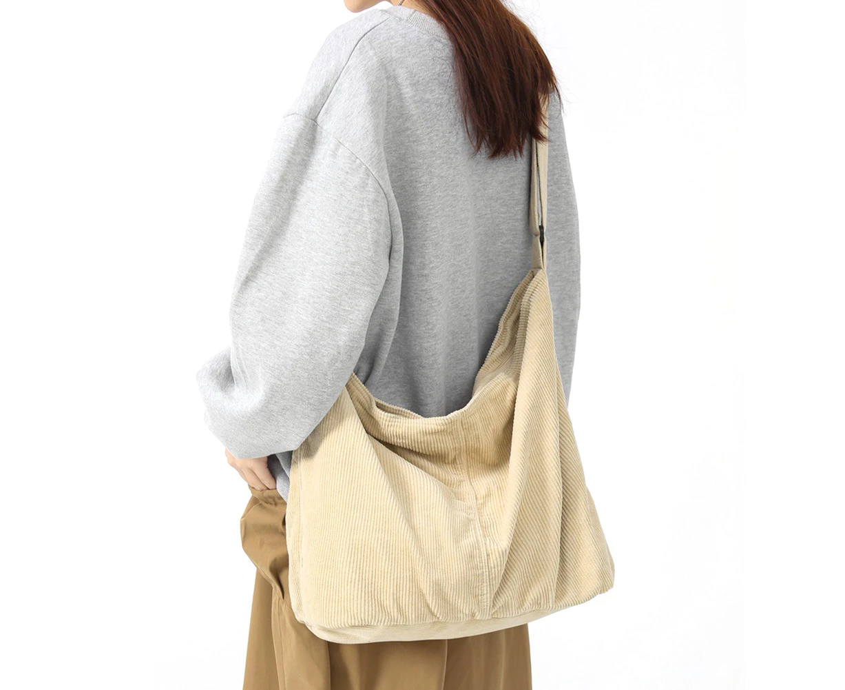 Casual Shoulder Bag Fashion Solid Color Zipper Large Crossbody Personalized Gift