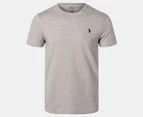 Polo Ralph Lauren Men's Short Sleeve Custom Slim Fit Tee / T-Shirt / Tshirt - Grey