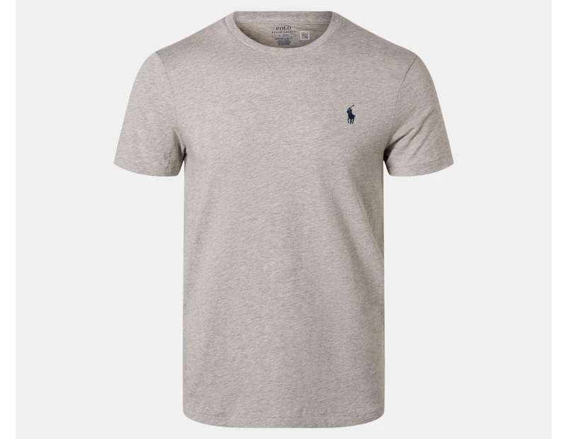 Polo Ralph Lauren Men's Short Sleeve Custom Slim Fit Tee / T-Shirt / Tshirt - Grey