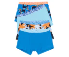 Bonds Boys' Trunks 4-Pack - King Of The Jungle/Blue