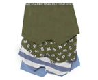 Bonds Boys' Trunks 4-Pack - Blue/Khaki/White