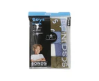 Bonds Boys' Trunks 4-Pack - Blue/Khaki/White