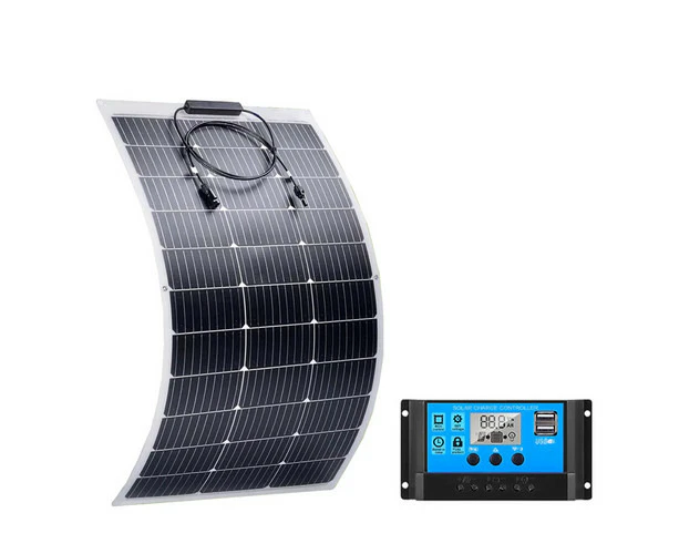 12V 400W Flexible Solar Panel Mono Home Caravan Camping Charging 20A Controller