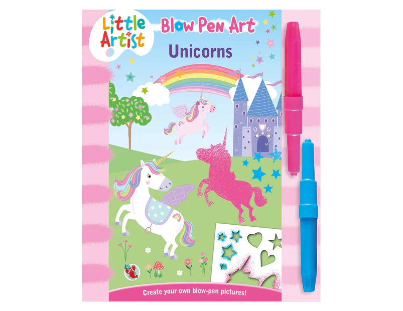 Little Artists Blow Pen Art Unicorns Activity Set