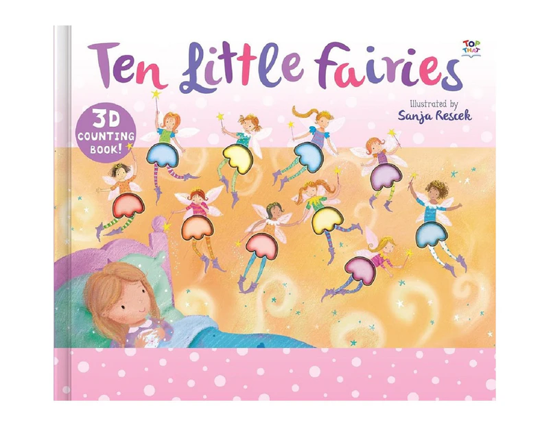 Ten Little Fairies 3D Counting Hardcover Book by A. R. Gibbs