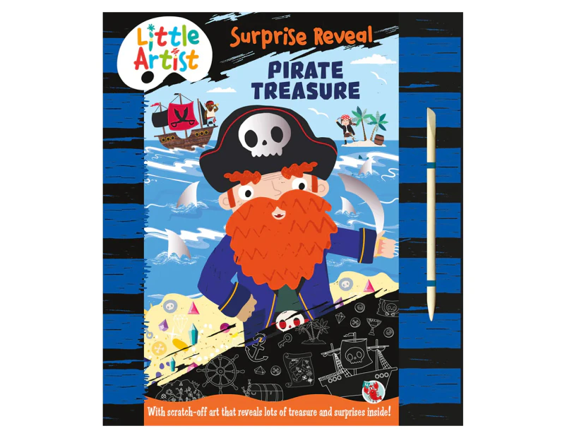 Little Artist Surprise Reveal Pirate Treasure Activity Book