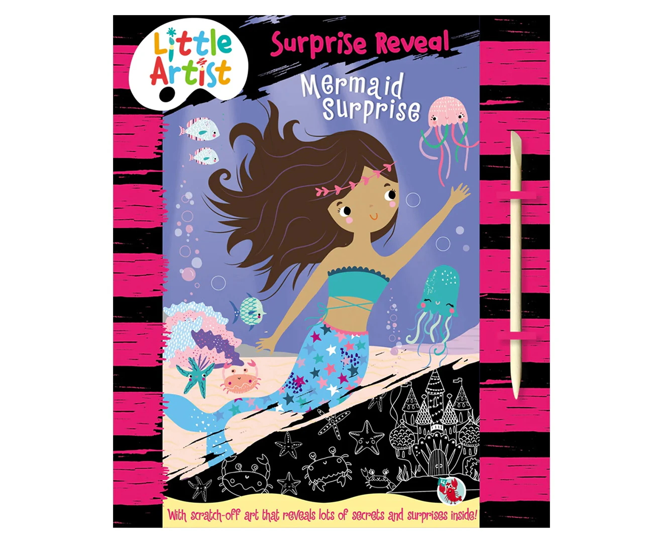 Little Artist Surprise Reveal Mermaid Surprise Activity Book