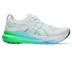 ASICS Men's GEL-Kayano 31 Running Shoes - White/Bright Cyan