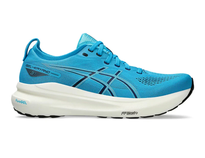 ASICS Men's GEL-Kayano 31 Running Shoes - Digital Aqua/Bright Cyan