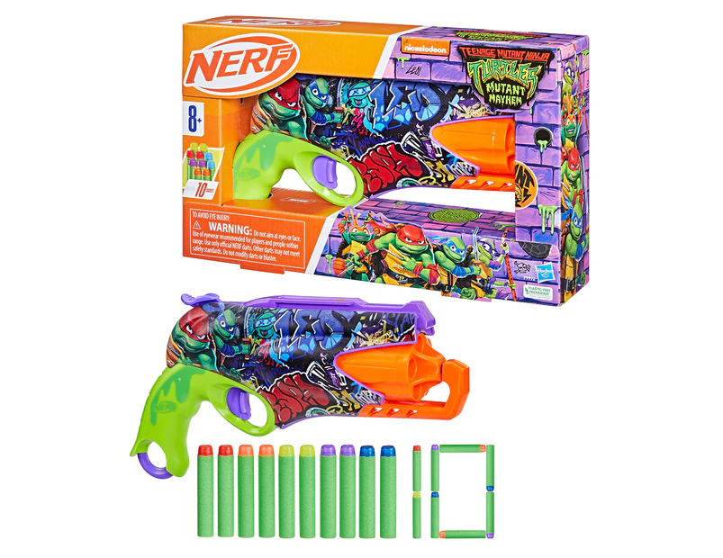 NERF Teenage Mutant Ninja Turtles Mutant Mayhem Ink Blaster Toy