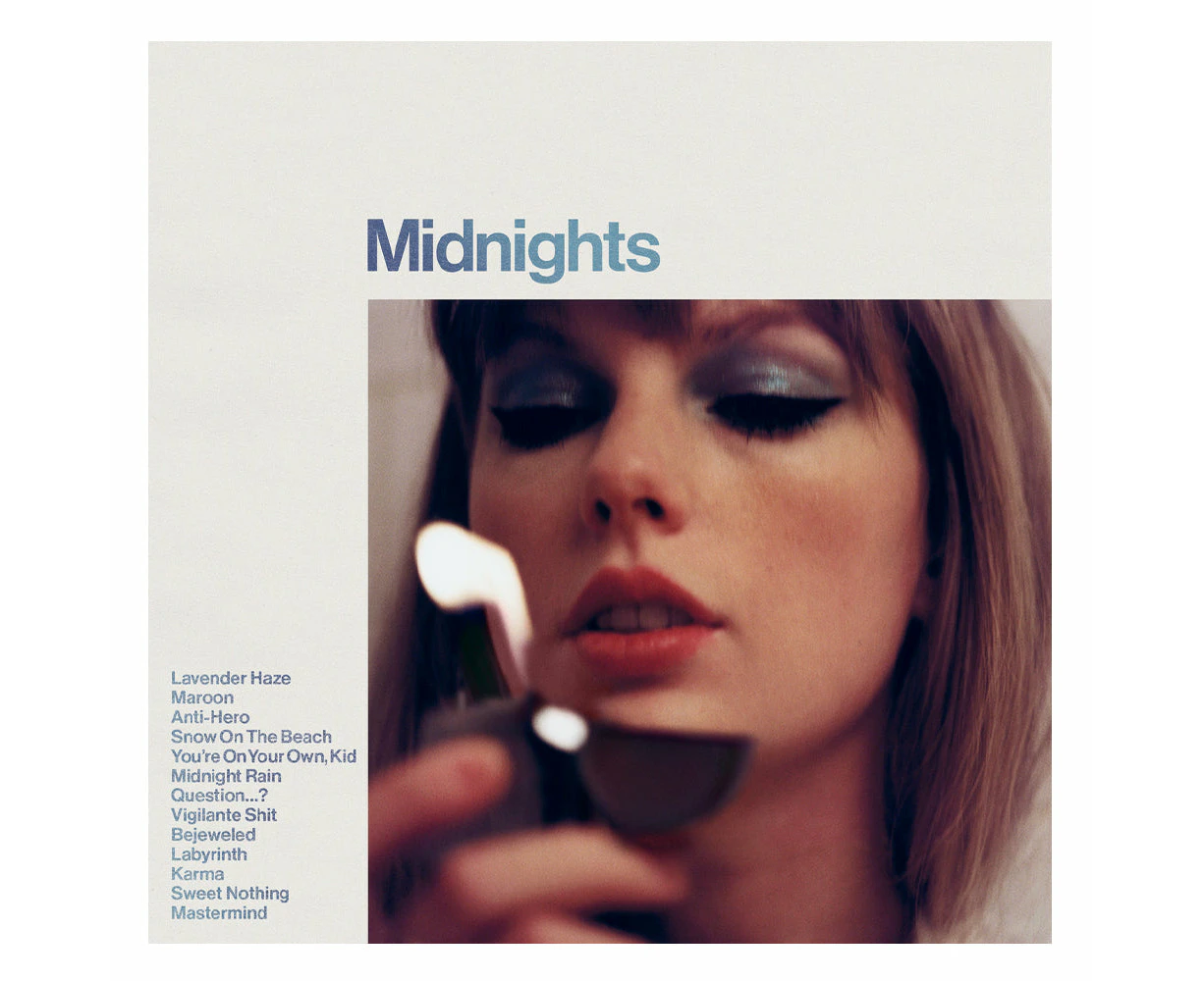 Taylor Swift Midnights Vinyl Album Moonstone Blue