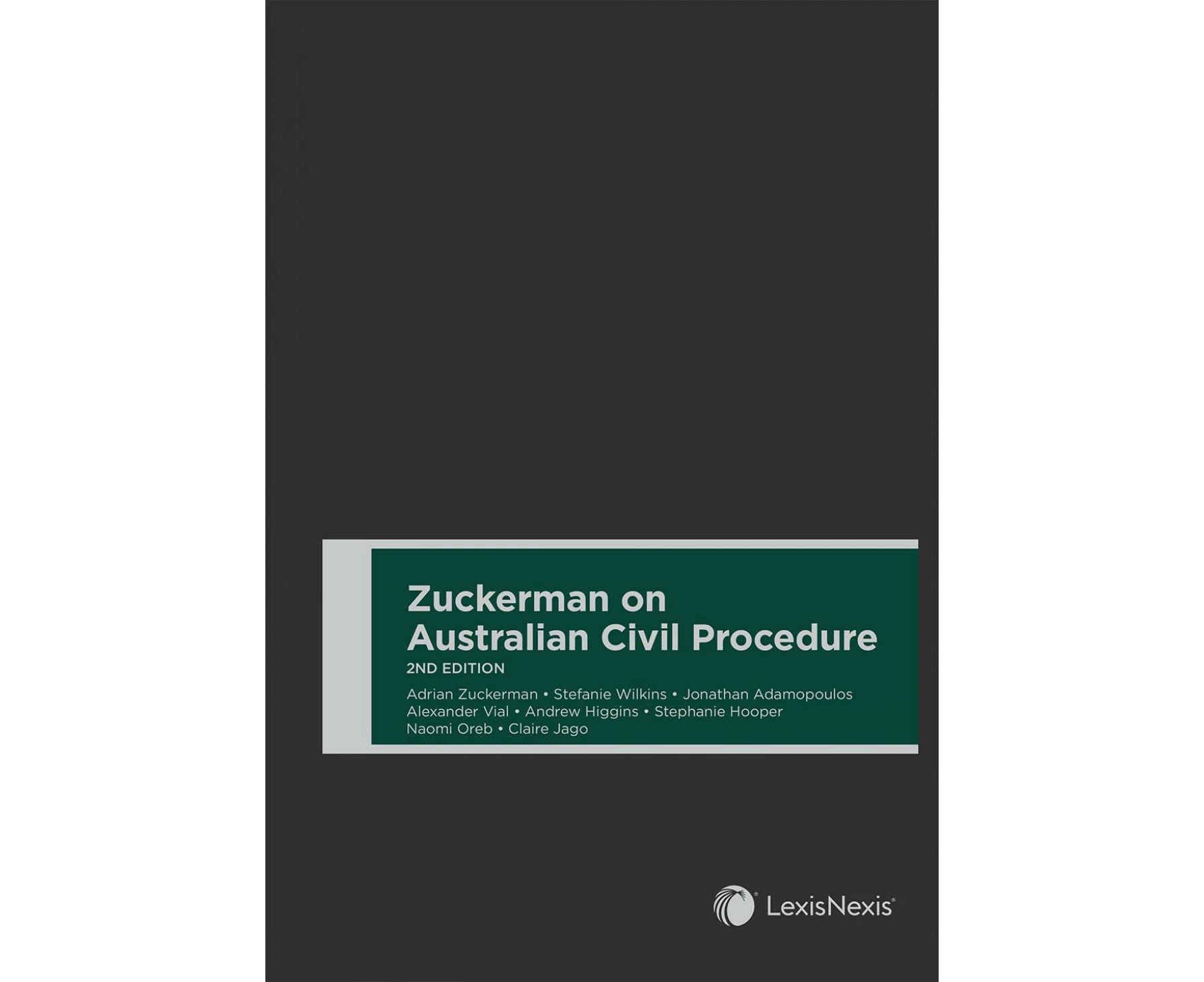 Zuckerman on Australian Civil Procedure