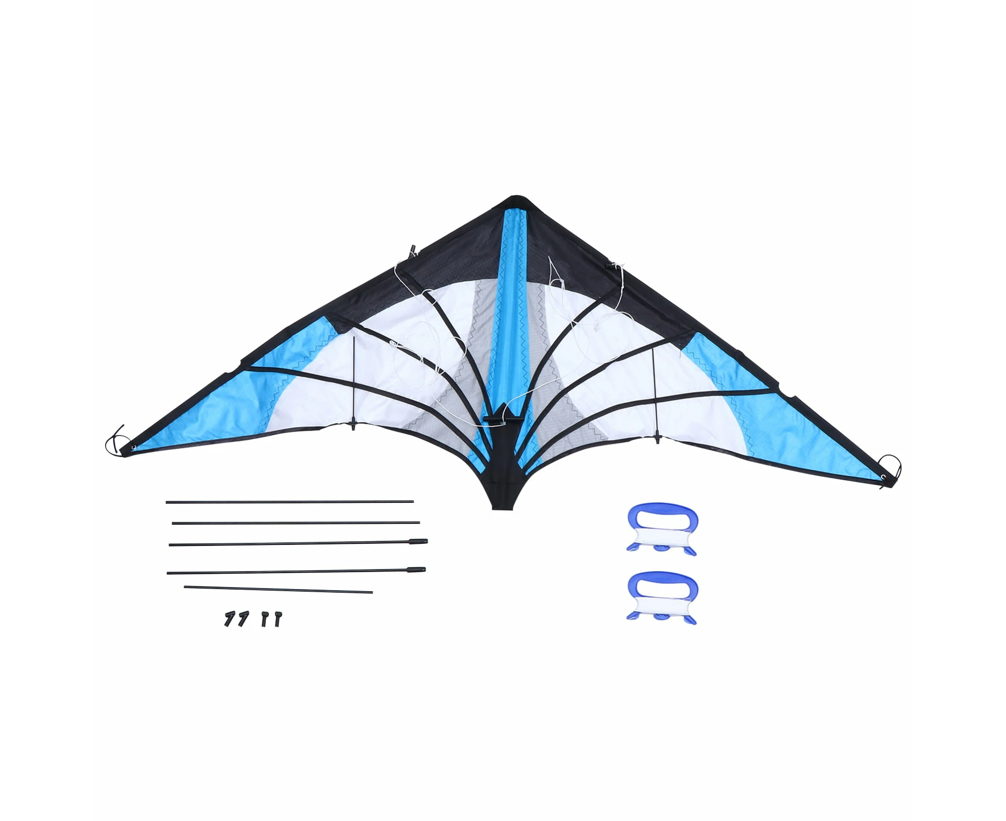 Double-line Triangle Shaped Kites Colorful Easy to Fly Kites Outdoor Kites