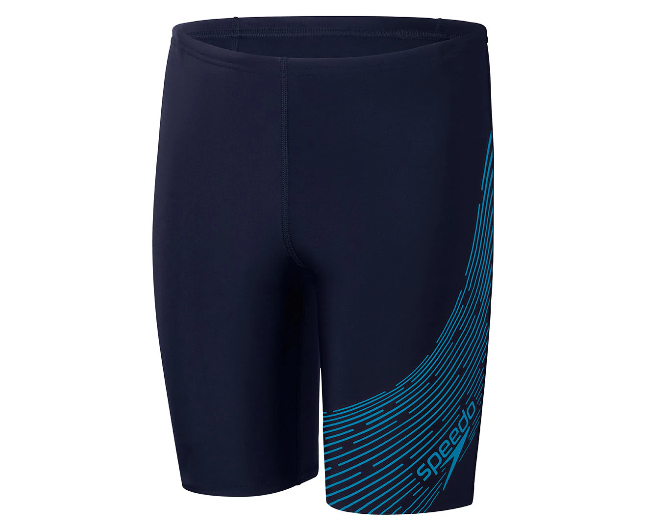 Speedo Boys' Medley Logo Jammers - True Navy/Bolt