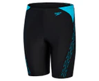 Speedo Boys' Hyperboom Splice Jammers - Black/Bolt