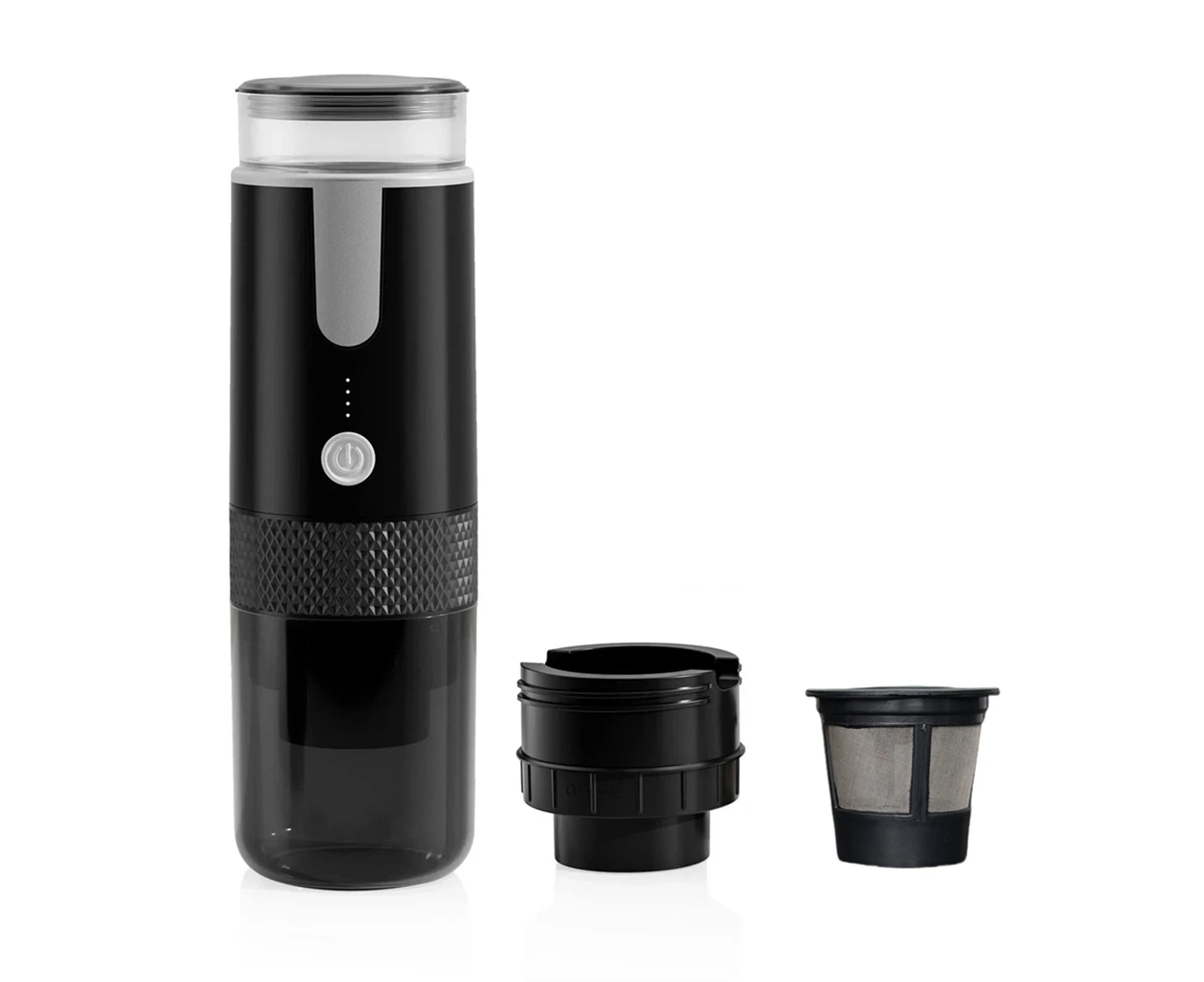 Portable Espresso Maker, Electric Travel Coffee Machine for Office Travel Camping Fit Coffee Powder & Coffee Capsule