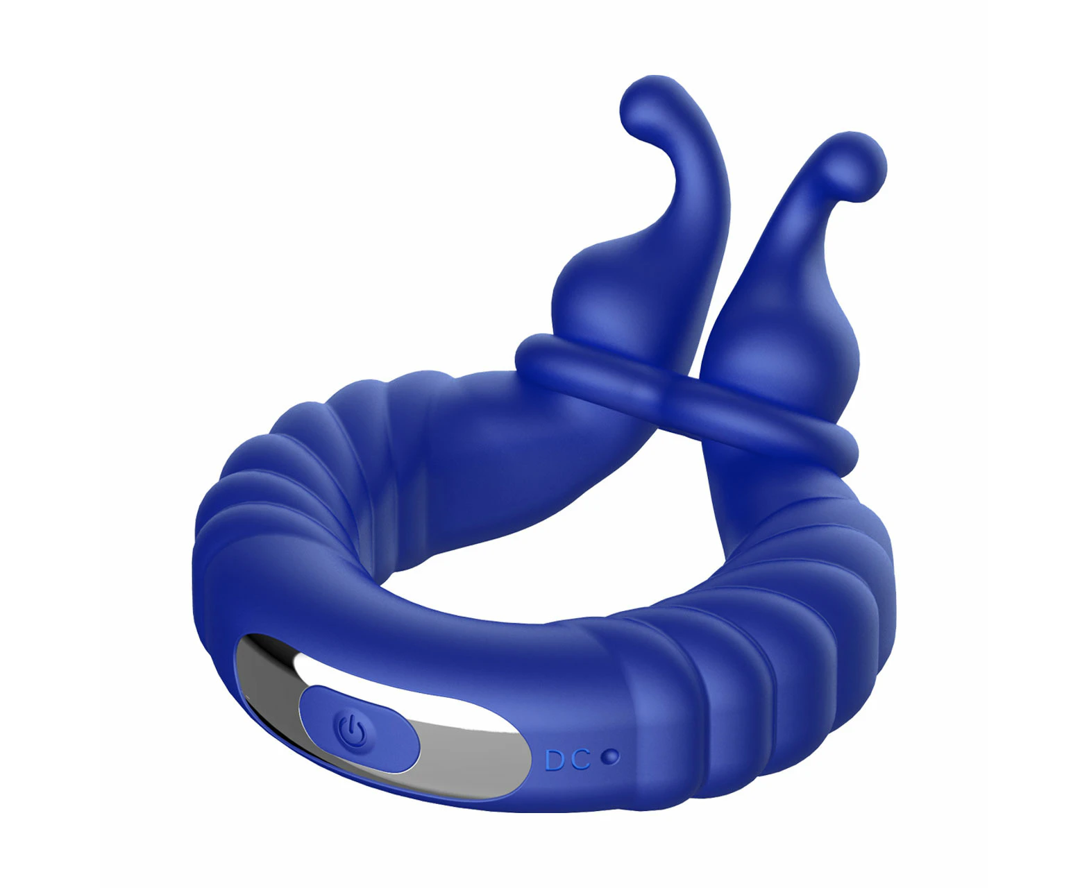 Forto F -24: TEXTURED VIBRATING COCKRING - Blue