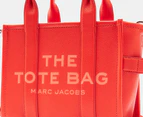 Marc Jacobs The Leather Mini Tote Bag - Electric Orange