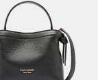 Kate Spade Knott Mini Leather Crossbody Tote Bag - Black