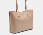 Kate Spade Bleecker Saffiano Leather Large Tote Bag - Timeless Taupe